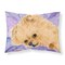 Caroline's Treasures SS8834PILLOWCASE Pomeranian Moisture Wicking Fabric Standard Pillowcase, Large, Multicolor